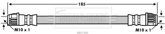 BORG & BECK Jarruletku BBH7580